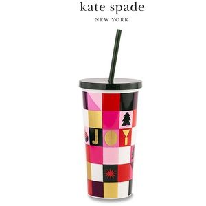 Kate Spade Insulted Tumbler- Joy